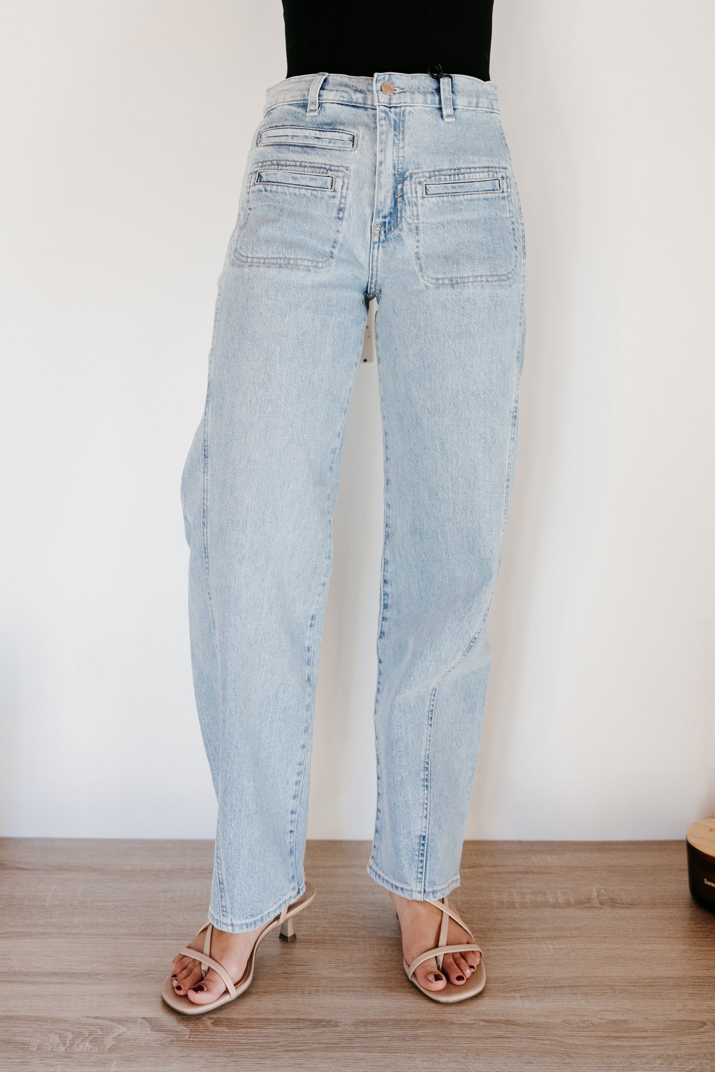 Habitual Evie Long Patch Barrel Jeans