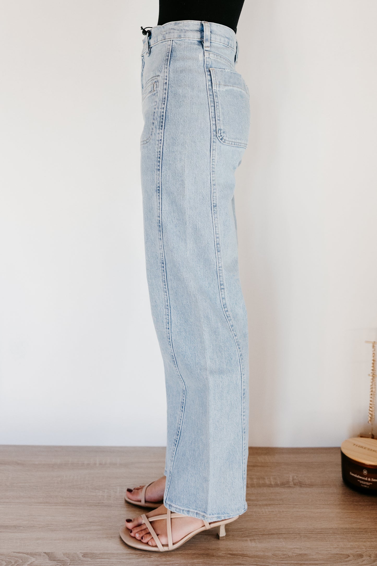 Habitual Evie Long Patch Barrel Jeans