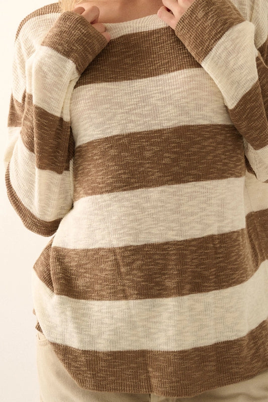 Promesa Striped Knit Sweater