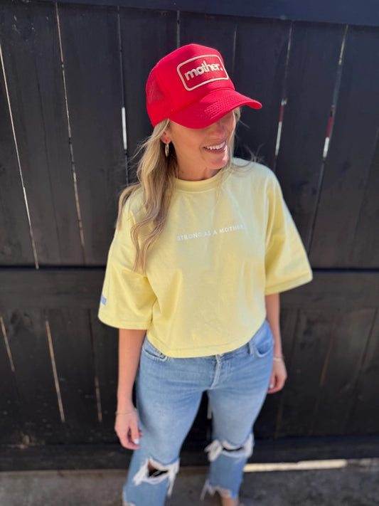 Strong as a Mother Cropped Fit Tee