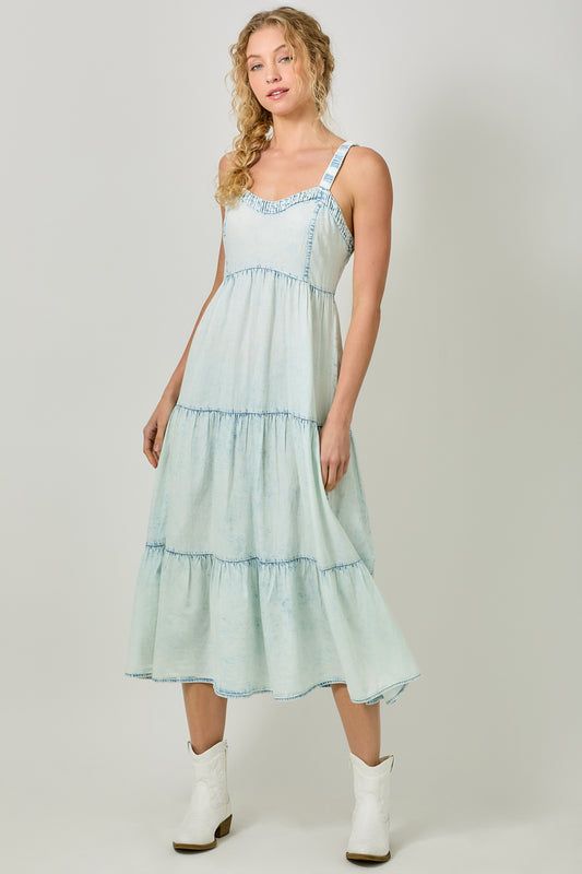Mystree Tencel Tiered Dress