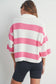 Buttermelon V-Neck Striped Sweater