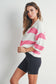 Buttermelon V-Neck Striped Sweater