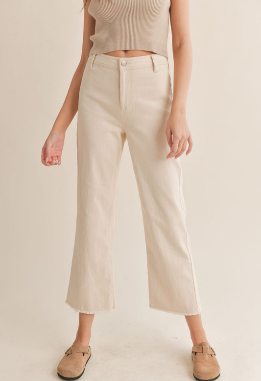 Clear Eyes Wide Leg Denim Pants