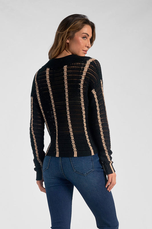 V-neck Cardigan Sweater