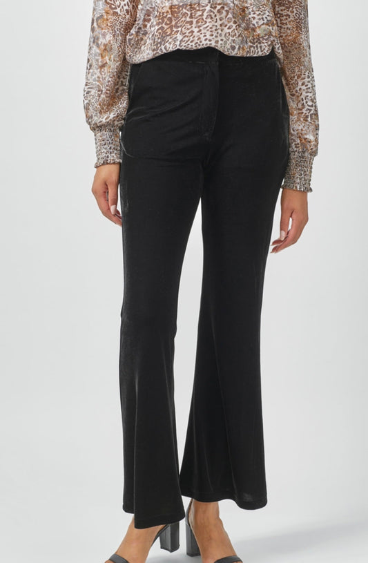 Mystree Velvet Flare Trousers