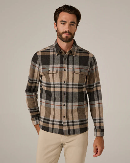 7 Diamonds Generation™ Plaid Soft Knit Shirt