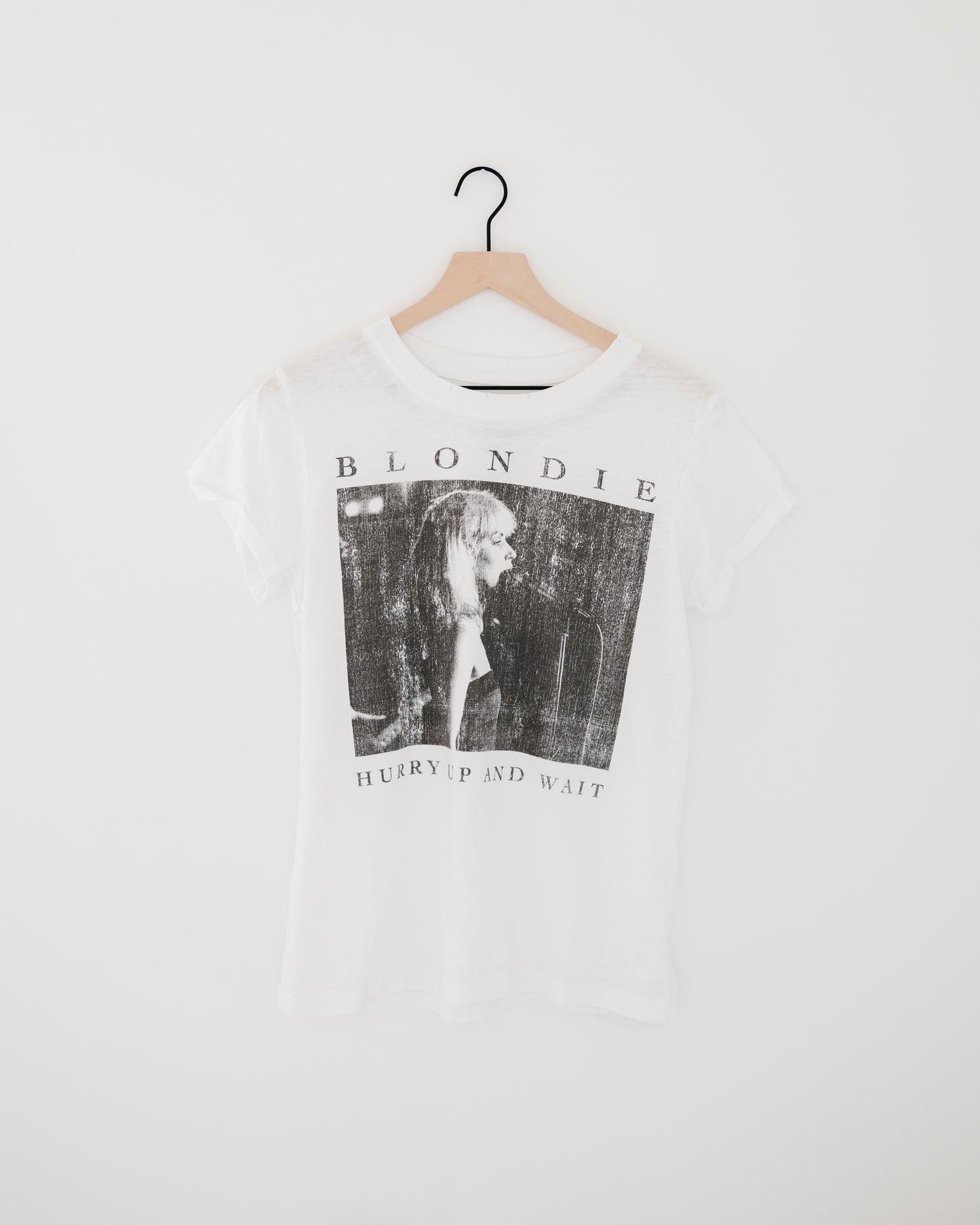 Recycled Karma Blondie Hurry Up and Wait Tee