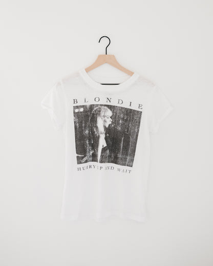 Recycled Karma Blondie Hurry Up and Wait Tee