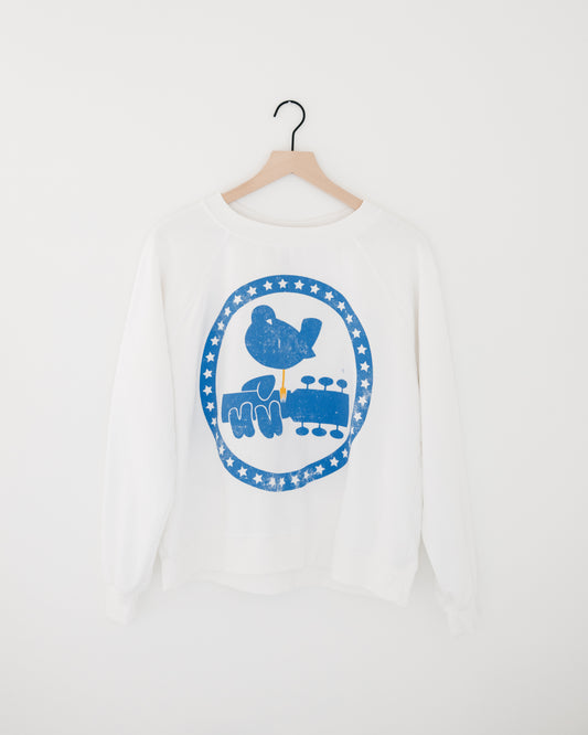Recycled karma Woodstock LS Burnout Sweatshirt