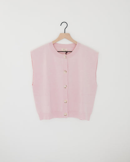 Elan Crewneck Cap Sleeve sweater