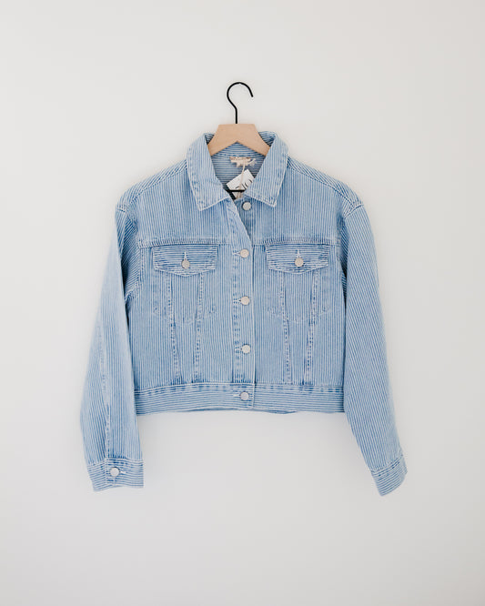 Hem & Thread Loose-fit Denim Jacket