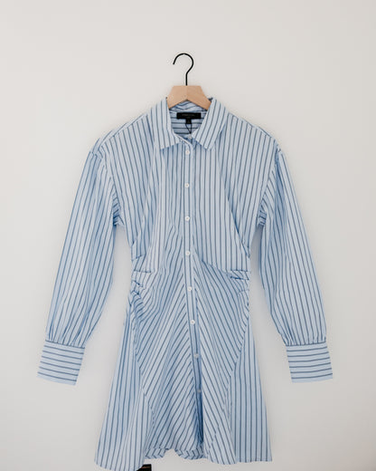 Habitual Stripe Mini Shirt Dress