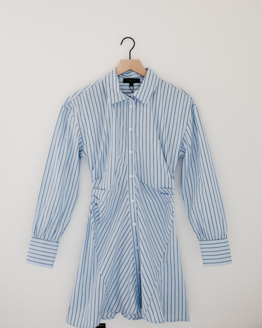Habitual Stripe Mini Shirt Dress