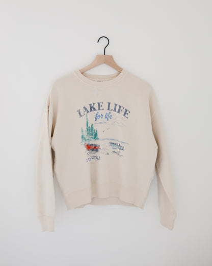 PJ Salvage Washed Away Lake Life Pullover