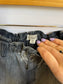 Star Washed Denim Shorts