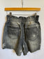 Star Washed Denim Shorts