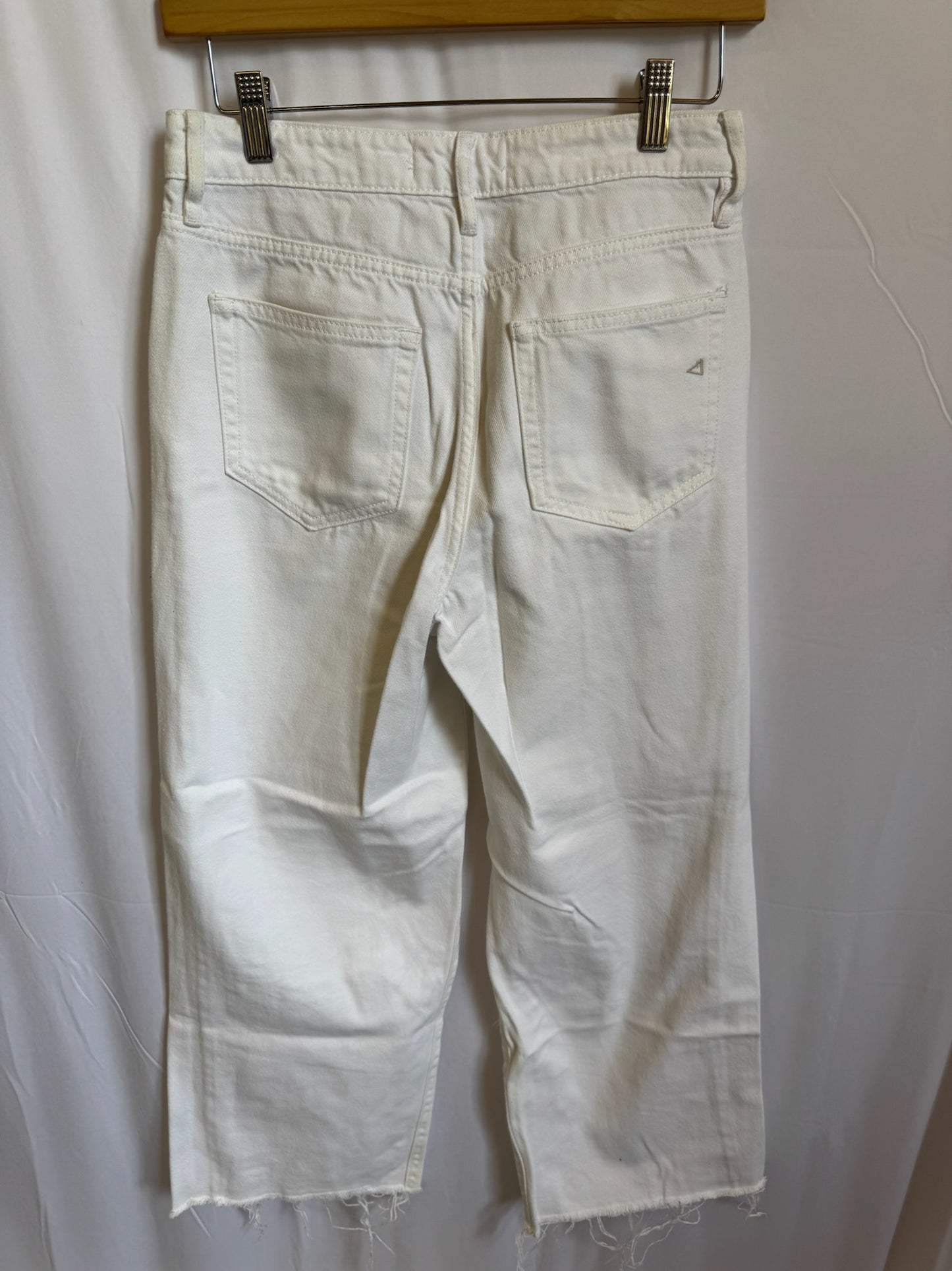 Hidden Distressed Crop Jeans