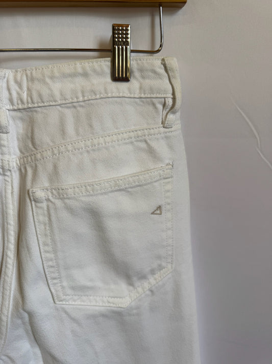 Hidden Distressed Crop Jeans