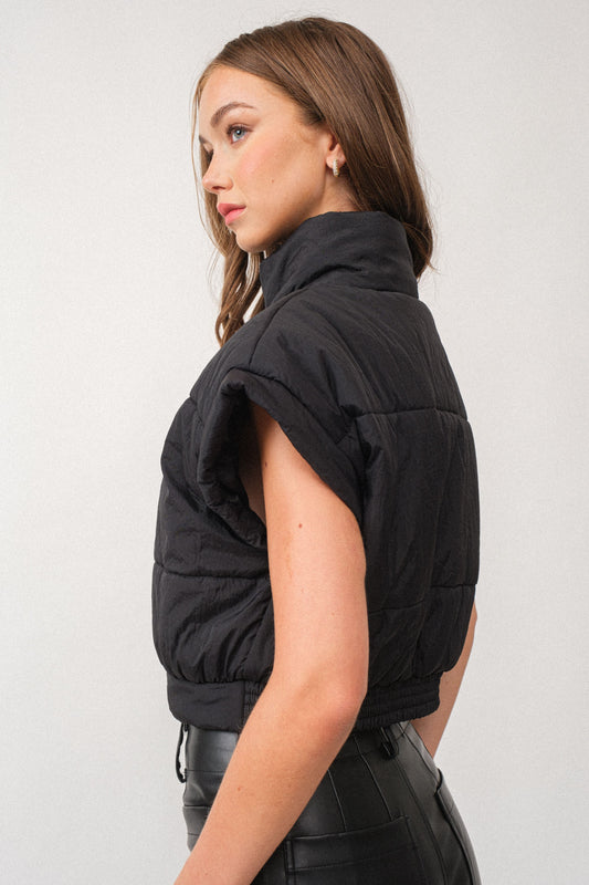 Jemma Cropped Puffer Vest