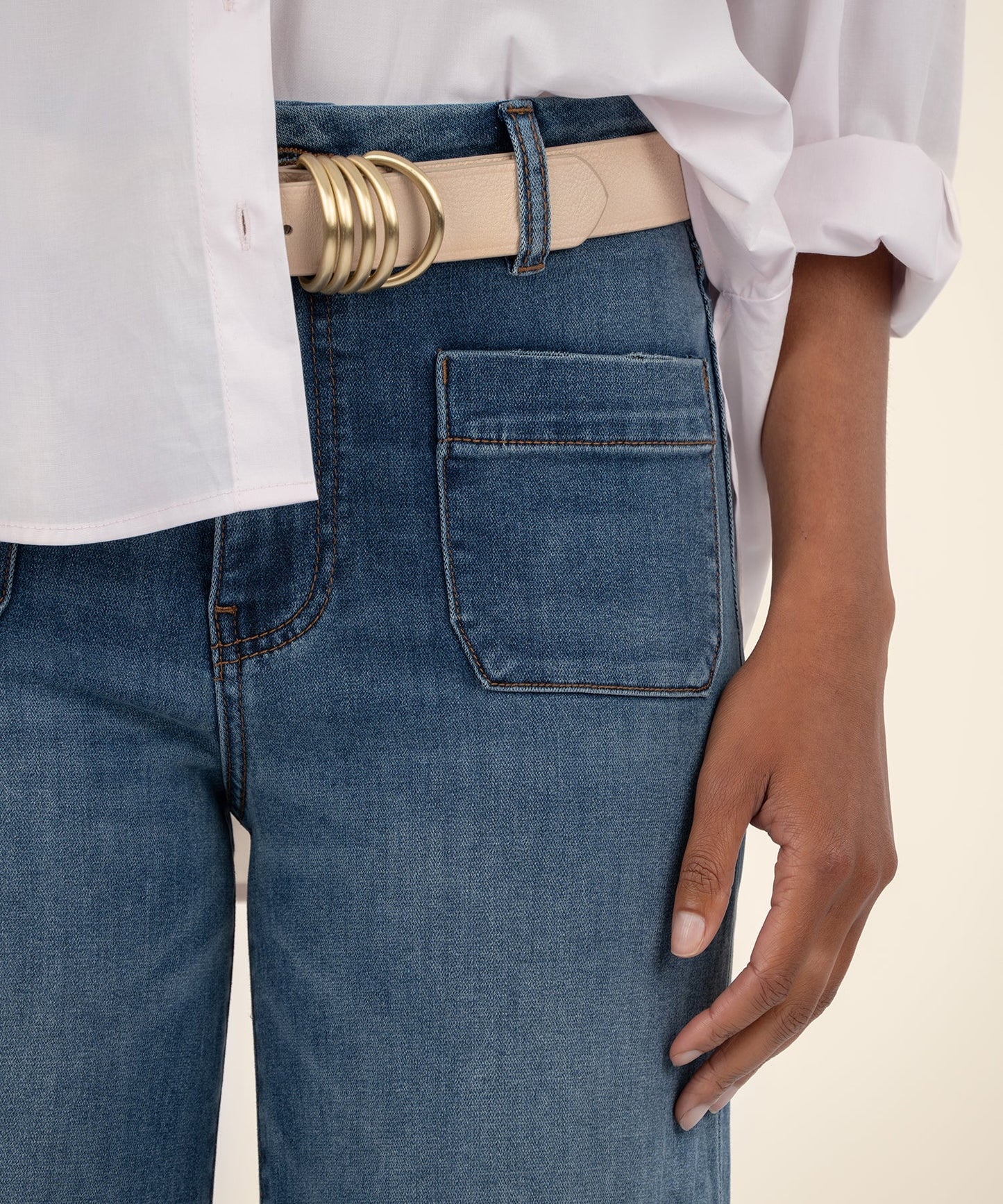 Kut from the Kloth Meg High Rise Wide Leg Jeans