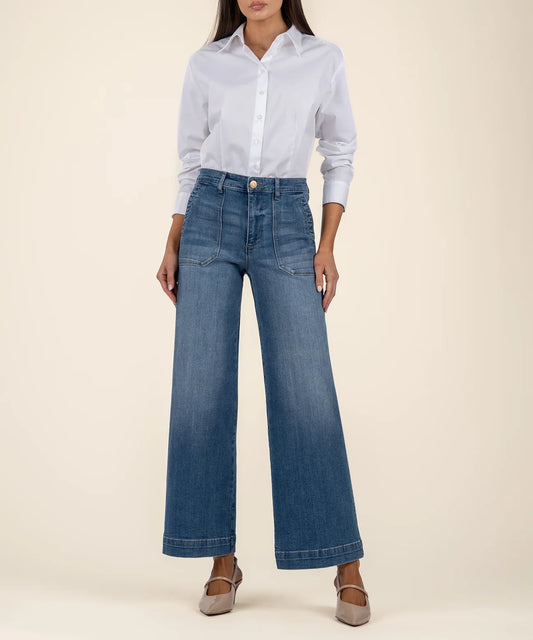 Kut from the Kloth Meg High Rise Wide Straight Leg
