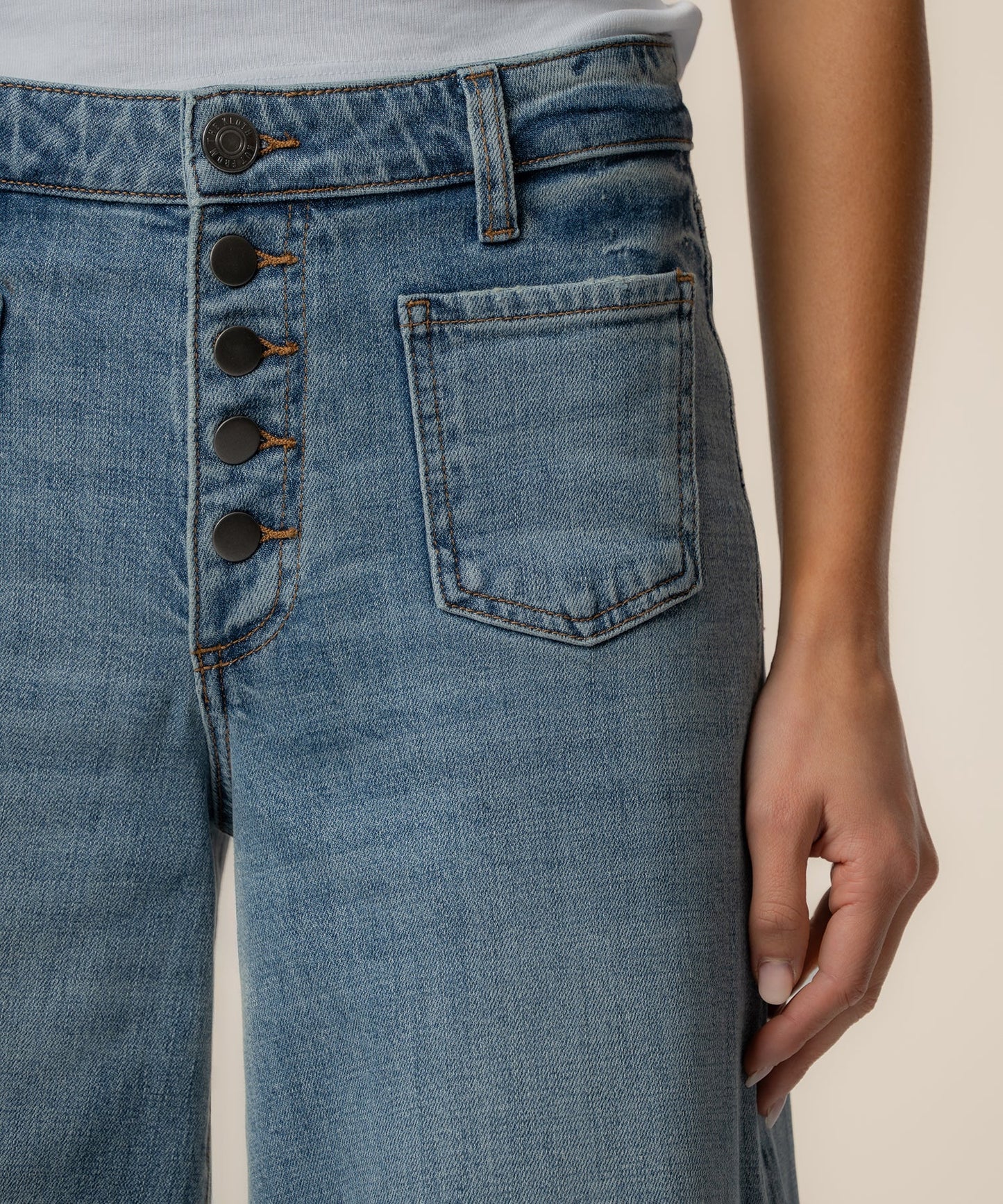 Kut from the Kloth Blake High Rise Super Wide Leg Jeans