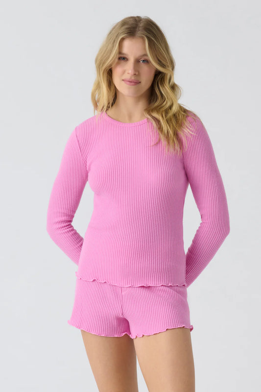 PJ Salvage Reloved Rib L/S Top