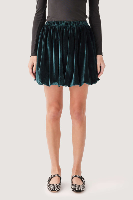 Pinch Velvet Bubble Mini Skirt