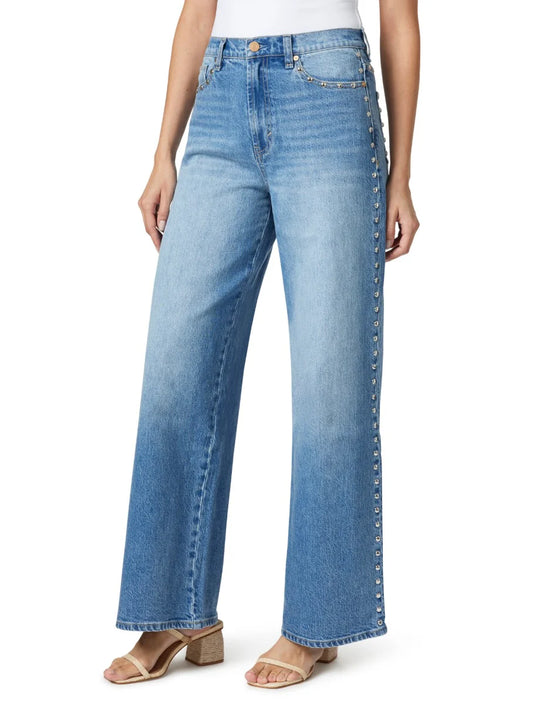 Habitual Gemma Wide Leg Jeans with Stud Detail
