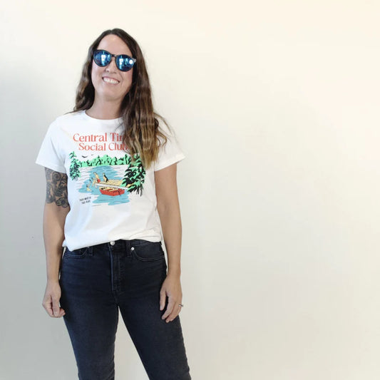 Giltee Lake Souvenir Unisex Tee