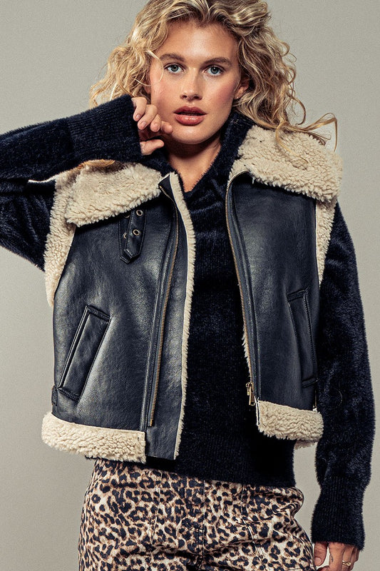 Into the Frost Biker Vest