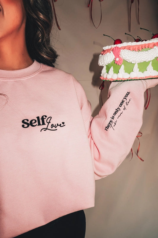 Self Love-Don't Settle Crew Sweatshirt