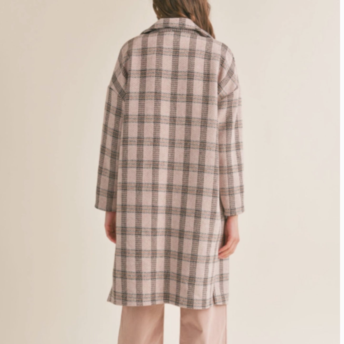 Sadie & Sage Bethany Checked Coat