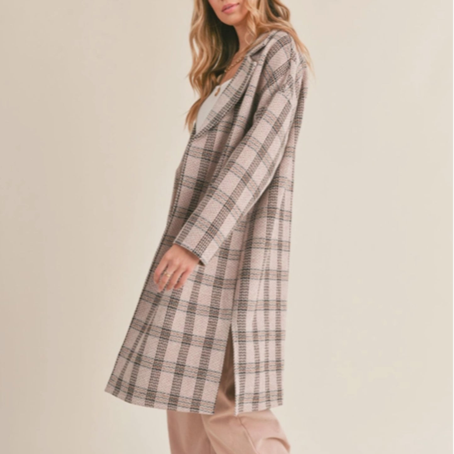 Sadie & Sage Bethany Checked Coat