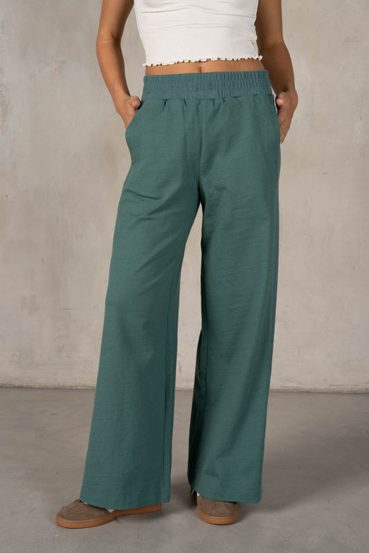 Lalamia Jersey Pants with Contrast Rib