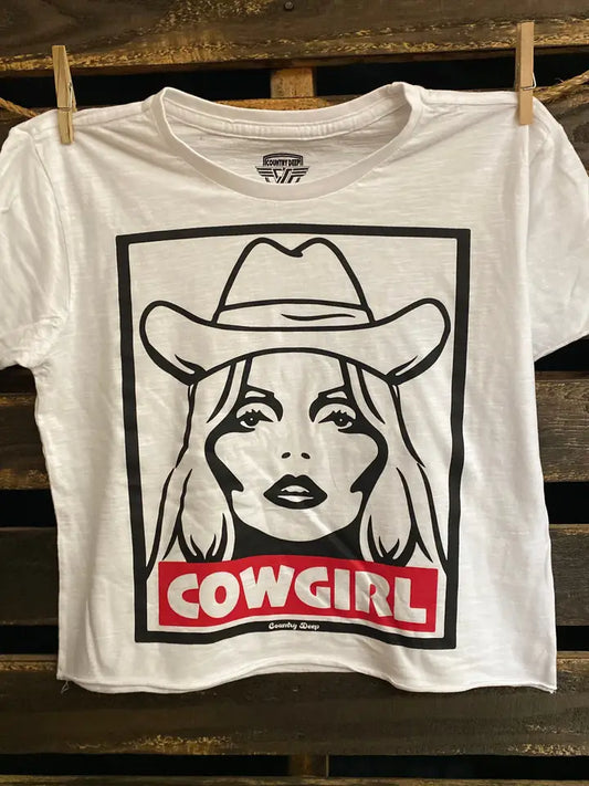 Cowgirl Regular Cropped Tee