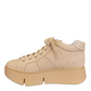 NAKED FEET - ESSEX in BEIGE Platform High Top Sneakers