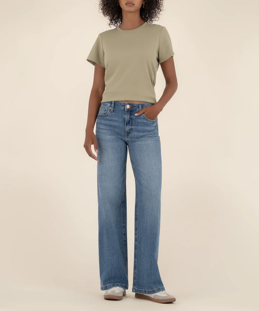 Kut from the Kloth Jean High Rise Wide Leg Pant