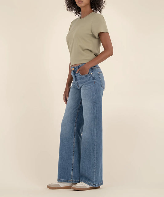 Kut from the Kloth Jean High Rise Wide Leg Pant