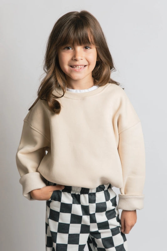 Be Yourself Love Yourself Kids Oversized Sweatshirt