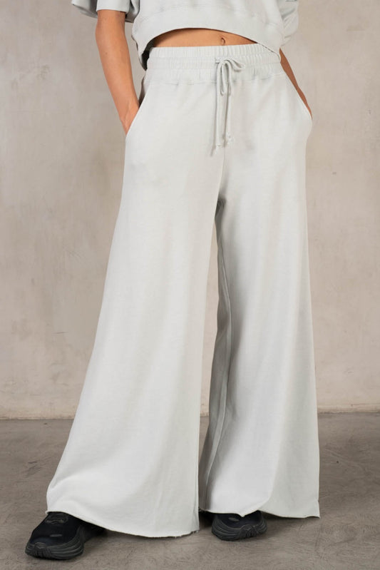 Lalamia Rib Wide Leg Oversized Sweatpant