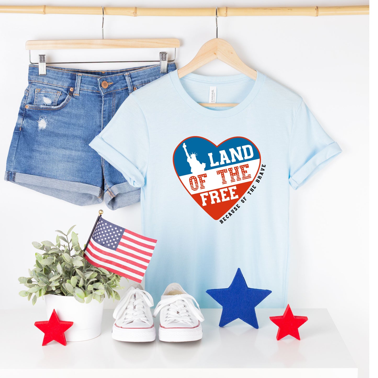 Land of the Free Short Sleeve Tee