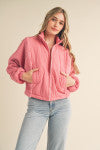 Mixed Media Puff Jacket