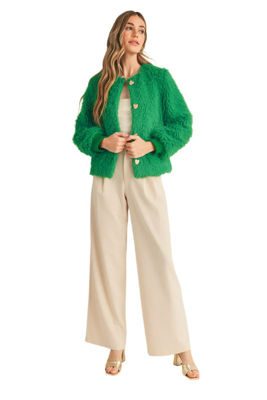 &Merci Faux Shearling Jacket