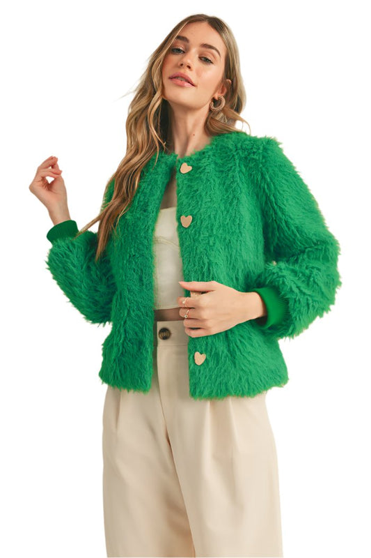 &Merci Faux Shearling Jacket