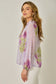 Mystree Ruffle Collar Peasant Blouse