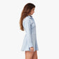 Habitual Stripe Mini Shirt Dress