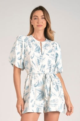 Elan Blue Lima Romper