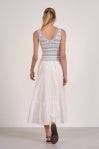 Elan Midi Woven & Knit Maxi Dress